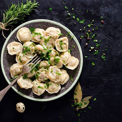 Пельмени Angus в Trattoria по цене 510 ₽