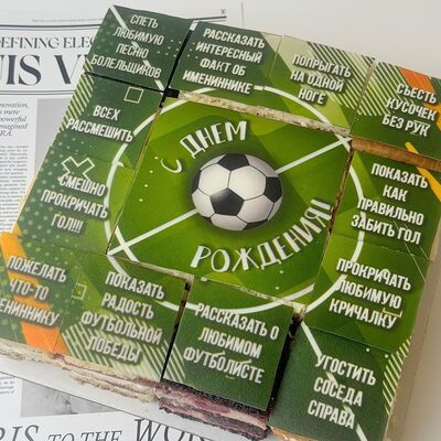 Торт-открытка Футбол в Кондитерская Конфетка Питер по цене 3000 ₽