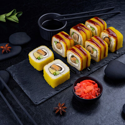 Жареный ролл Игаяки темпура в Суши даром по цене 447 ₽