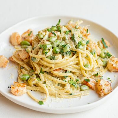 Лингвини с креветками в Мыскофе по цене 730 ₽