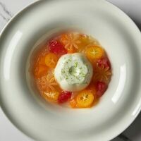 Панна котта с цитрусами в Londri