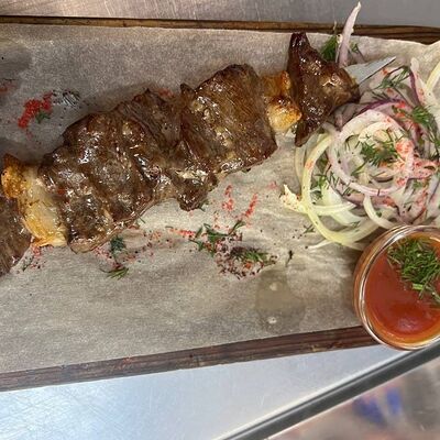 Шашлык из говядины в Кафе Кебаб по цене 550 ₽