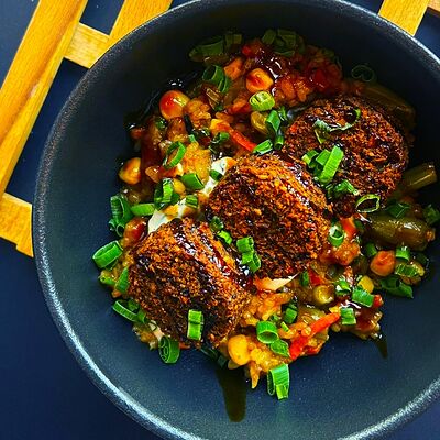 Боул с фалафелем в Бекки бар по цене 510 ₽