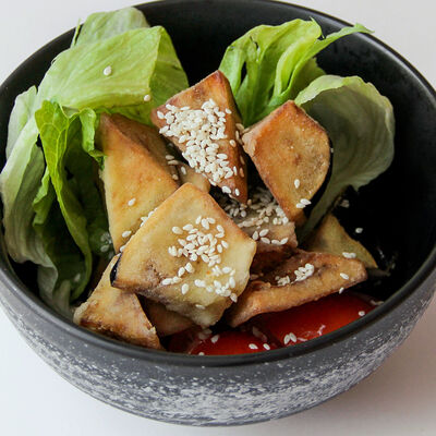 Салат с хрустящими баклажанами в Food Point по цене 370 ₽