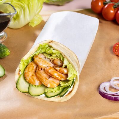 Креветка Терияки в пите в Шаурма Куулпицца по цене 755 ₽