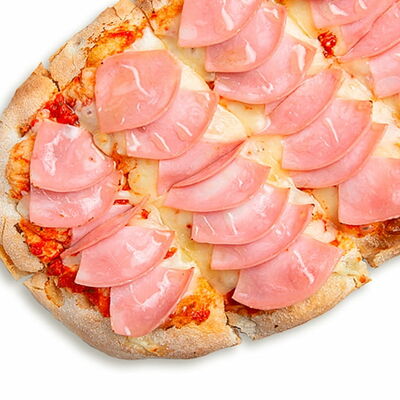 Ветчина-сыр в Некруглая пицца и роллы по цене 398 ₽