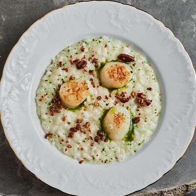 Ризотто с гребешком в Полтора тигра по цене 970