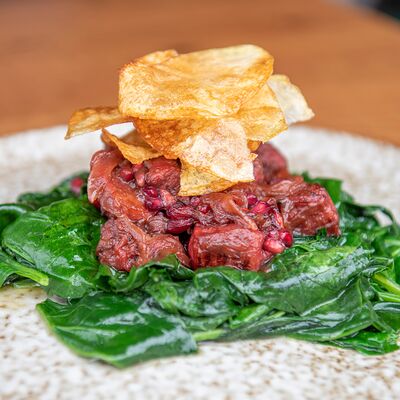 Нарговурма из баранины со шпинатом в Дюшес по цене 790