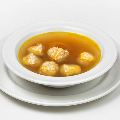 Суп с фрикадельками в Сеть семейных кафе Kitchen по цене 270 ₽
