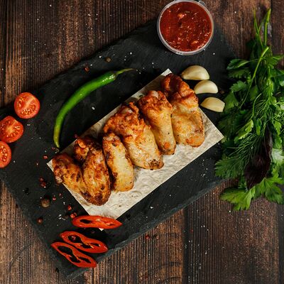 Крылышки куриныев Шафран мясо&хаус по цене 499 ₽