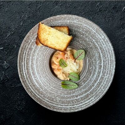 Креветки в сливочном соусе в Траттория Ла Вилла по цене 1309 ₽