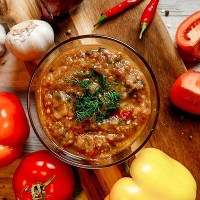 Салат Мангал теплый в Бурум по цене 320 ₽