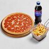 Пицца, закуска и напиток в ПиццаФабрика по цене 1115