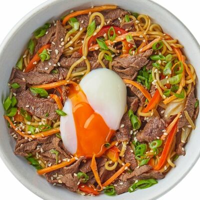 Лапша с говядиной в RA‘MEN по цене 520 ₽