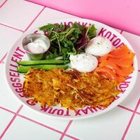 Драники с лососем в Eggsellent