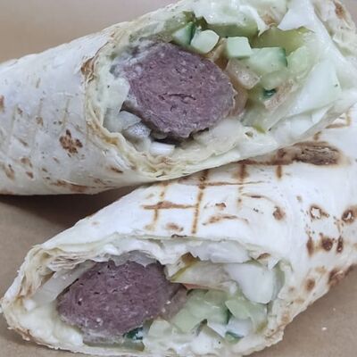 Шаурма с люля из говядины в Шаурма & Пицца по цене 549 ₽