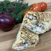 Шаурма маленькая куриная в Шаурма шашлык огонь