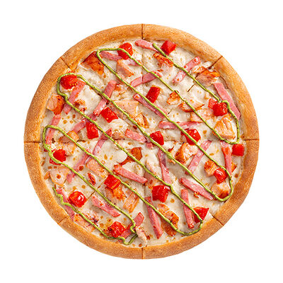 Пицца Цыпленок песто 25 см в Ташир Пицца по цене 499 ₽