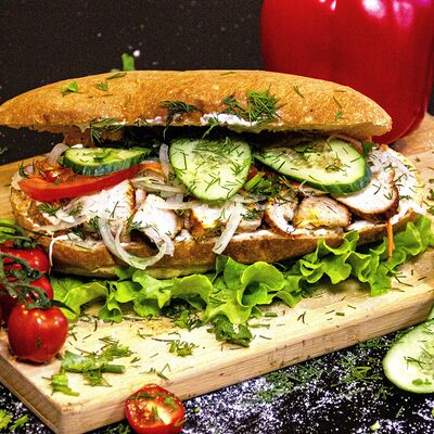 Донар со свининой в Огонёк по цене 500 ₽