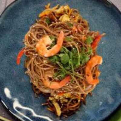 Соба с морепродуктами в Кэйго доставка по цене 470 ₽