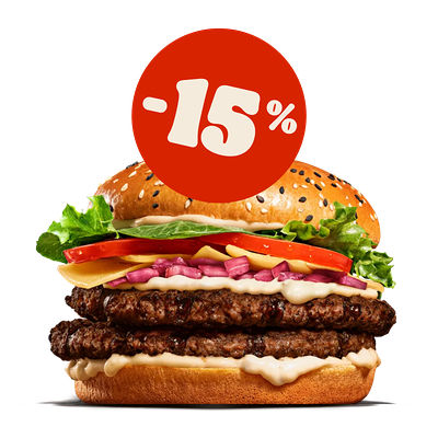 Ангус Пармеджано Двойной в Burger King по цене 22 р.