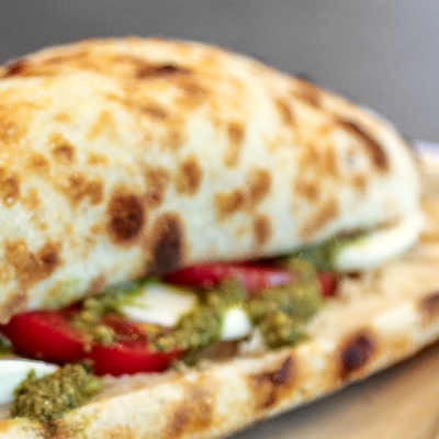 Сандвич томат с моцареллой в Pizza Volante по цене 840 ₽