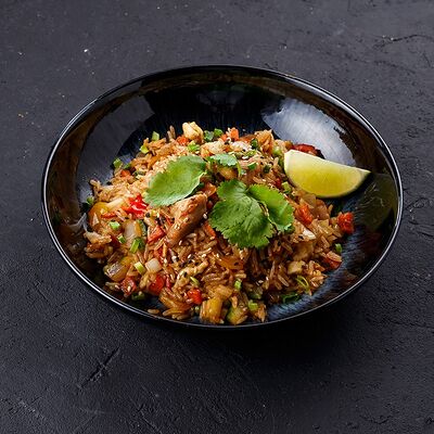 Вок Рис с цыпленком в Nau по цене 420 ₽