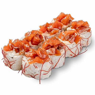 Босс Лосось в Некруглая пицца и роллы по цене 664 ₽