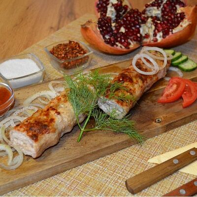 Люля-кебаб куриный с орехами в Mr.Kebab по цене 640 ₽