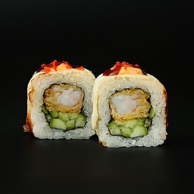 Ролл Унаги Кранч в RollWok club Азиатская кухня по цене 749 ₽