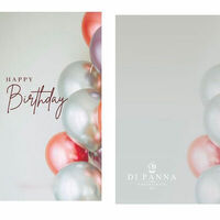 Открытка фирменная Happy Birthday в Di Panna Confetteria