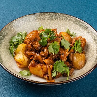 Куриные потрошка в аджике в Мираж по цене 240 ₽