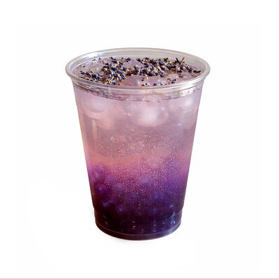 Лавандовый лимонад с джус-болламив Taiyaki по цене 330 ₽