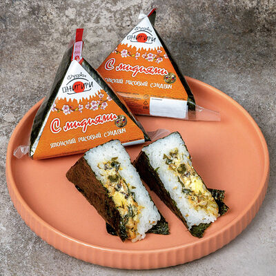 Онигири с мидиями в CHO-KAVO по цене 120 ₽