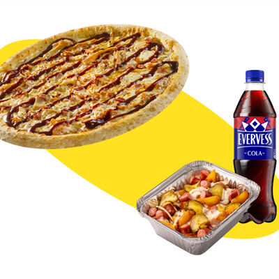 Сет на одного с горячим в Папа Джонс по цене 1190 ₽