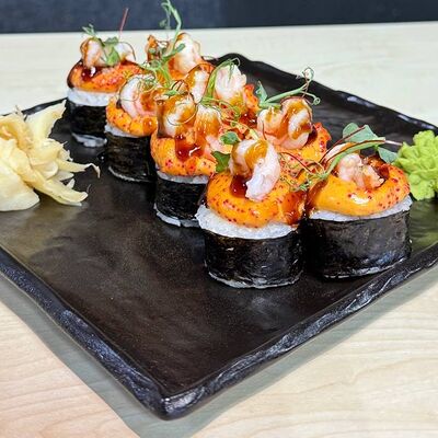 Эби чиз хот в ОЛИО пицца и суши по цене 630 ₽