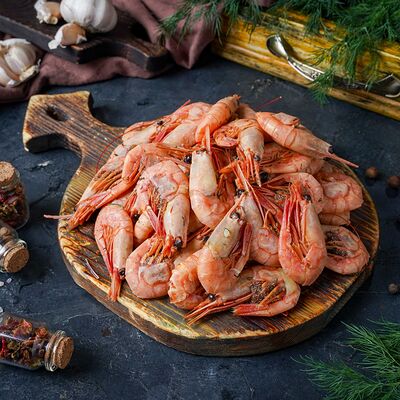 Креветки Дальневосточныев Раки Мск 24 по цене 4120 ₽